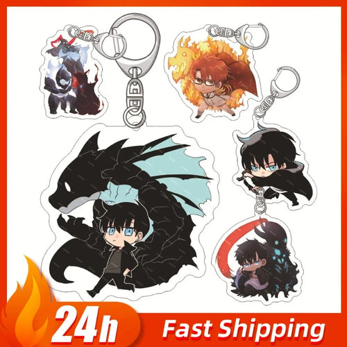 Solo Leveling™ Acrylic Keychain – Jin-Woo Edition