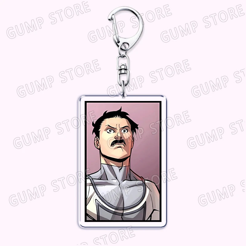 HeroStyle™ Acrylic Keychains – Superhero Collection