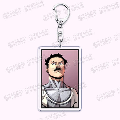 HeroStyle™ Acrylic Keychains – Superhero Collection