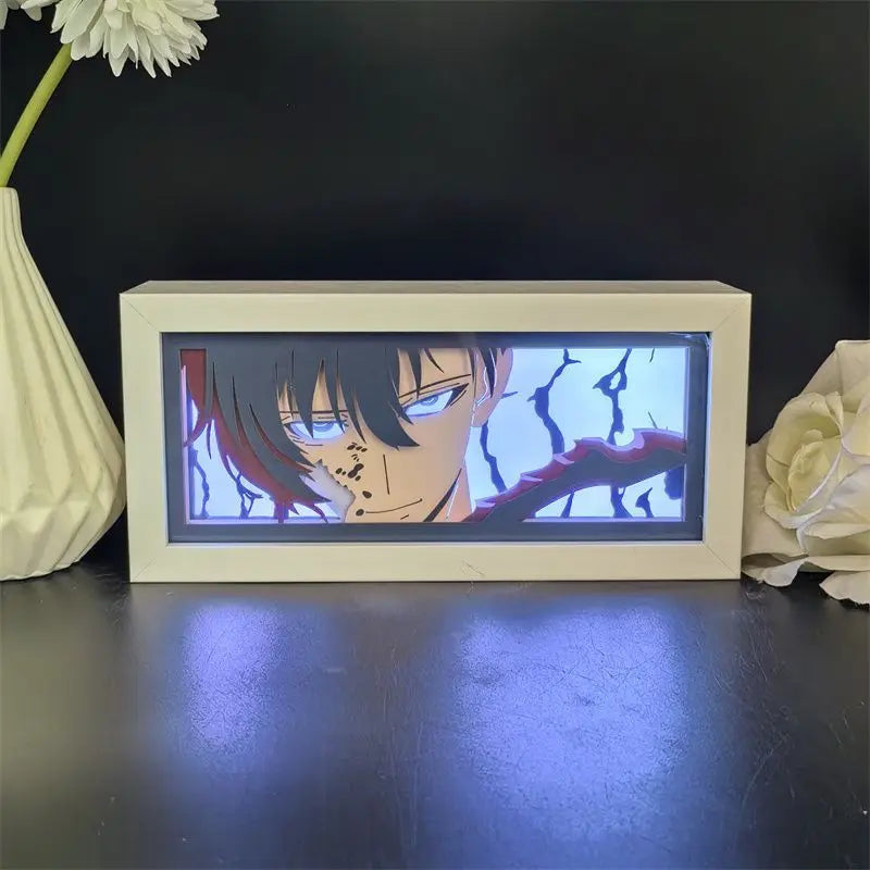 Solo Leveling™ Shadow Light Box – 3D LED Anime Lamp
