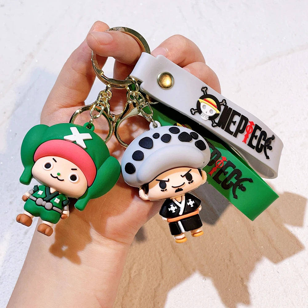 One Piece™ 3D PVC Keychains – Straw Hat Collection