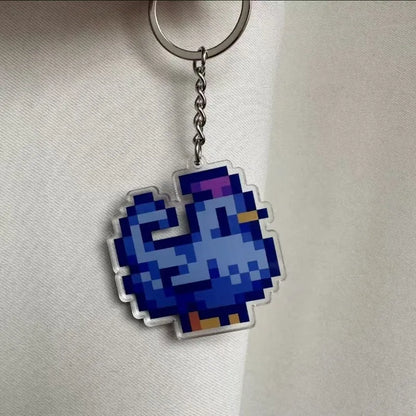 Llaveros Stardew Valley (Set) – Diseño Pixel Art en Acrílico para Fans