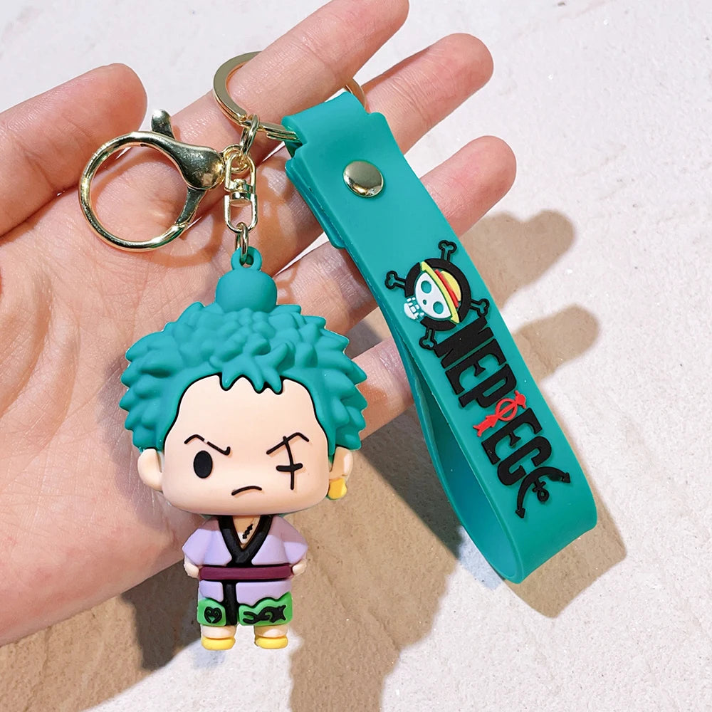 One Piece™ 3D PVC Keychains – Straw Hat Collection