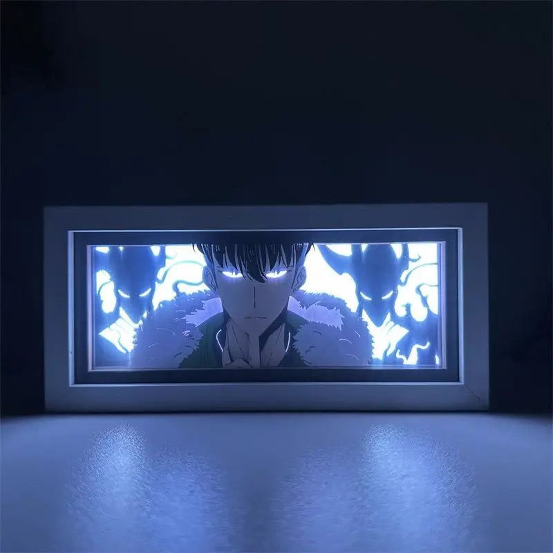 Solo Leveling™ Shadow Light Box – 3D LED Anime Lamp