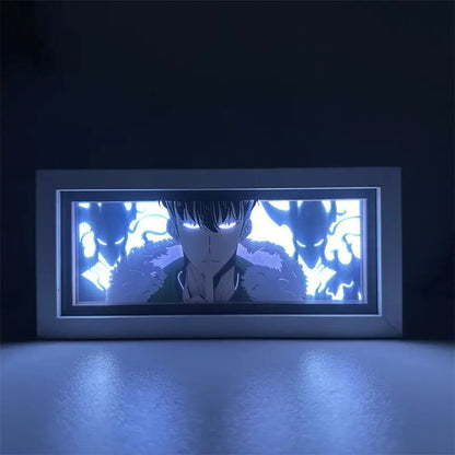 Solo Leveling™ Shadow Light Box – 3D LED Anime Lamp