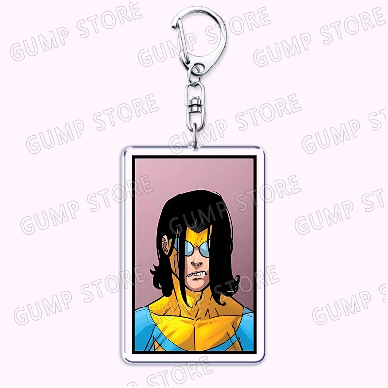 HeroStyle™ Acrylic Keychains – Superhero Collection