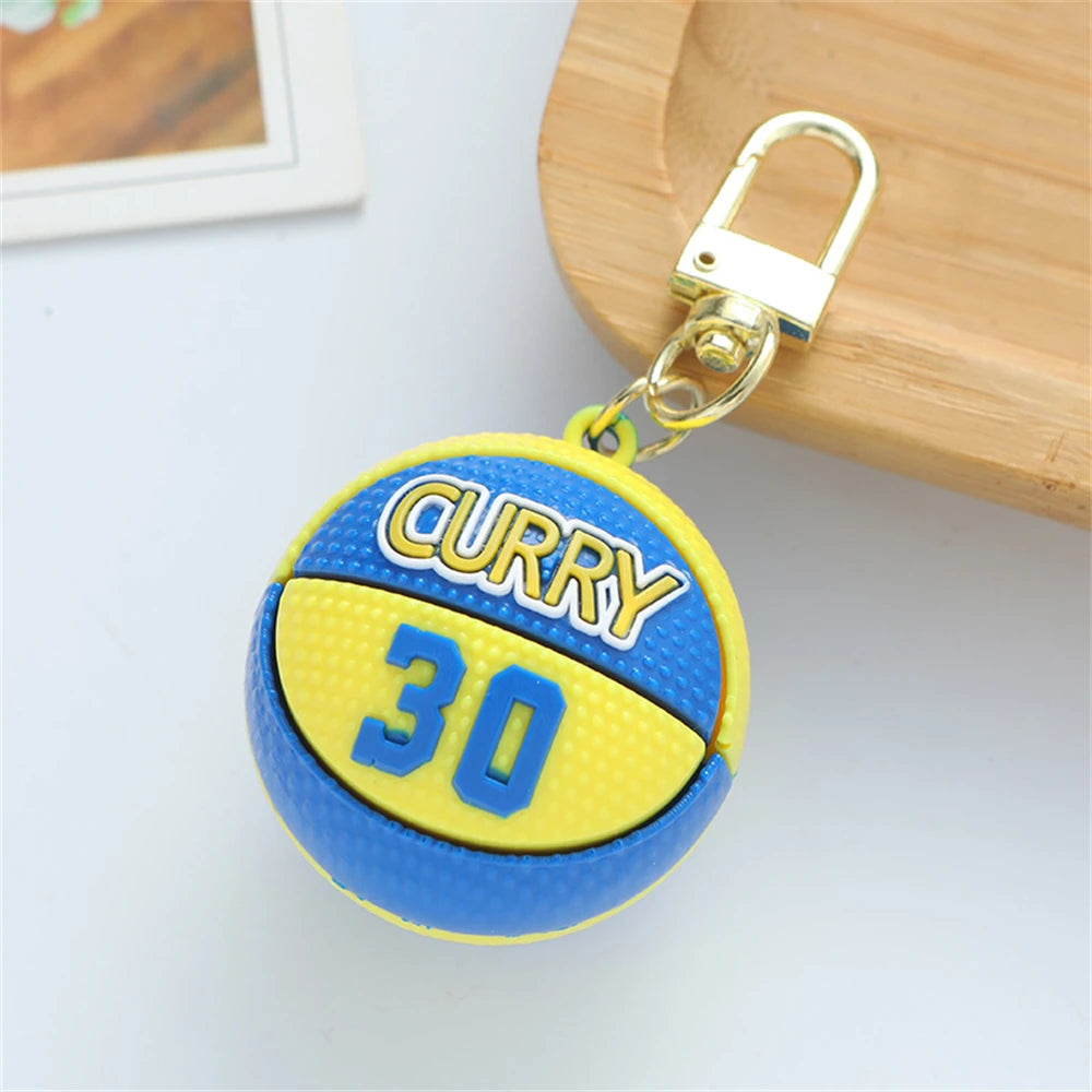 Llavero Baloncesto 3D – Diseño Miniatura para Mochila o Llaves