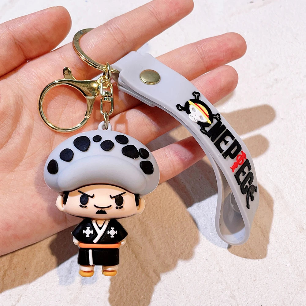One Piece™ 3D PVC Keychains – Straw Hat Collection