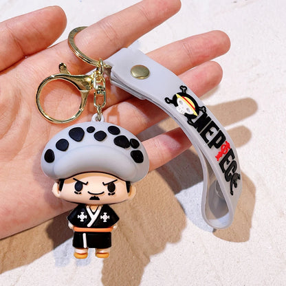 One Piece™ 3D PVC Keychains – Straw Hat Collection