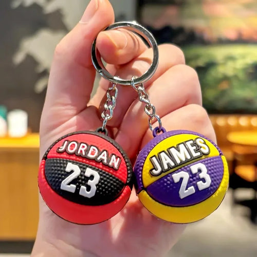 Llavero Baloncesto 3D – Diseño Miniatura para Mochila o Llaves
