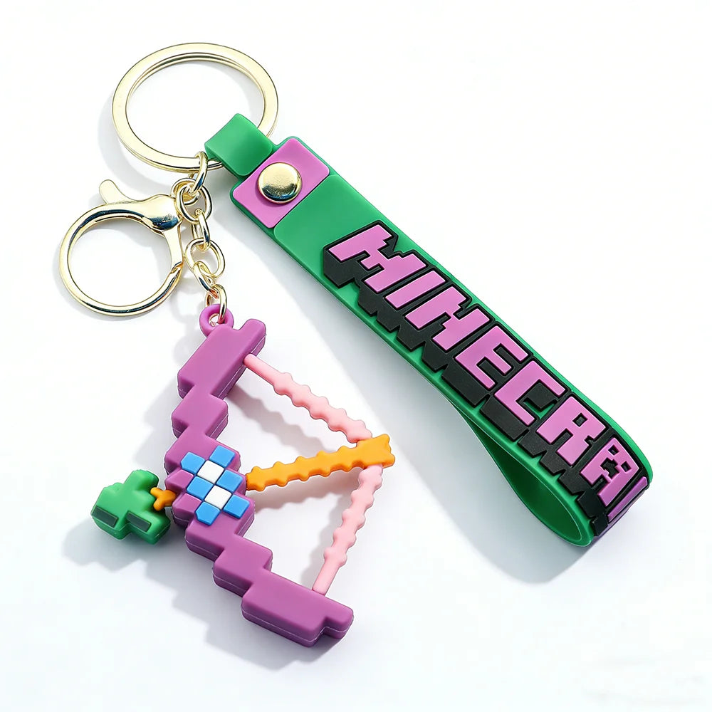 Minecraft™ Enchanted Bow Keychain – 3D Collector Edition