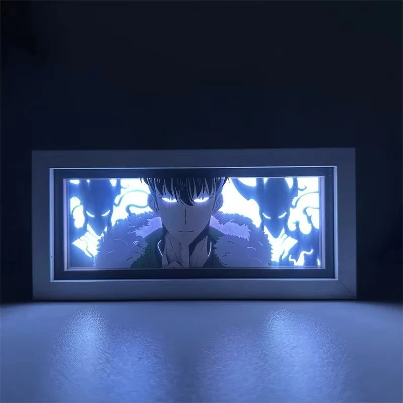 Solo Leveling™ Shadow Light Box – 3D LED Anime Lamp